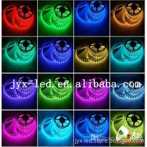Factory sale cabinet 5m 300leds led Yellow light strip 12v non-waterproof smd5050 flexible led strip light for storefront
